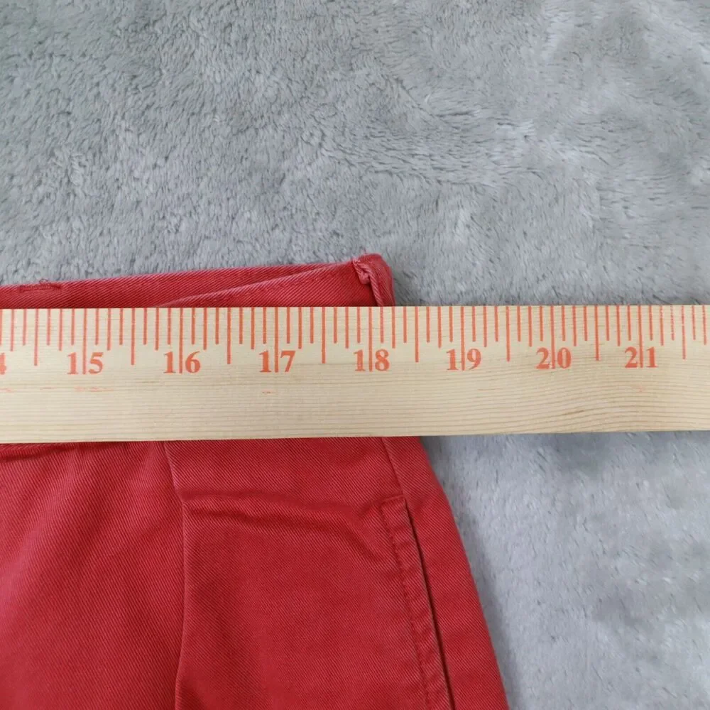 Polo Ralph Lauren Vintage‎ Men's Light Red Faded Pleat Front Shorts size 36